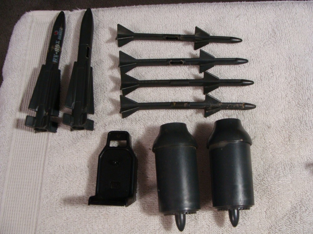 1983 GI JOE SKY STRIKER PARTS SEAT,MISSILES AND MORE ALL ORIGINAL