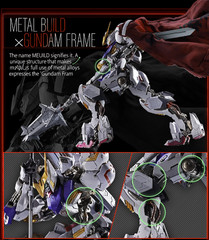 METAL BUILD GUNDAM BARBATOS 4TH FORM + BOOMERANG MACE ACTION FIGURE NEW