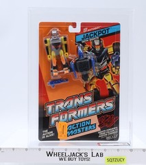 Jackpot Action Masters AFA GRADED 80 80/85/90 G1 Transformers 1990 Hasbro Figure