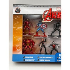Jada Toys Marvel Avengers Nano Metalfigs 10-Pack Die-Cast Figures Set Pack A