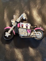 Disney Pixar Onward Movie Mini Motorcycle Cake Topper Purple Black- 3.5 In Long