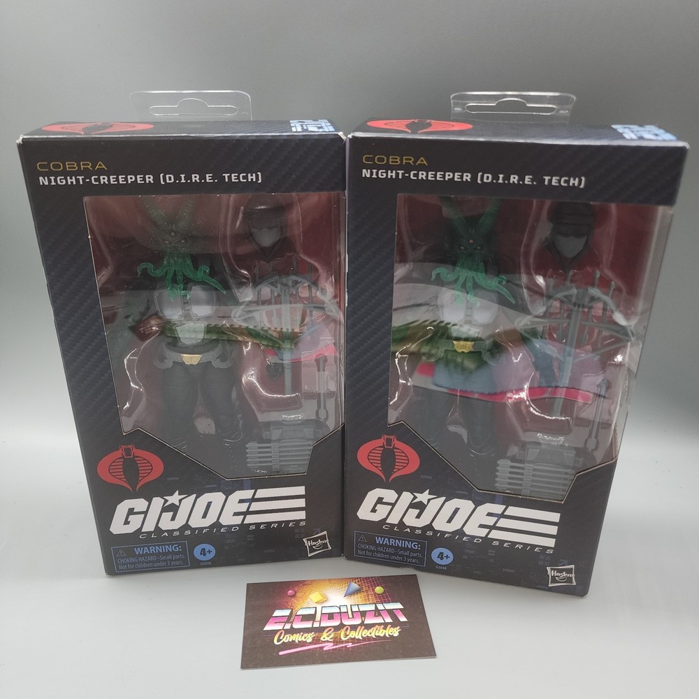 GI Joe Classified 202 Walmart Exclusive Night Creeper DIRE Tech Lot