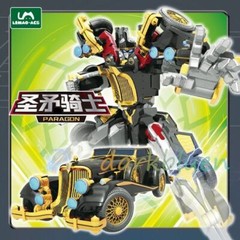 Tobot V Paragon Gold Vintage Car Transforming Robot Vehicle Action Figure Toy