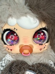 Zaza BB 800% Bexin Workshop Misty Pear Grey Bunny Plush Blind Box New