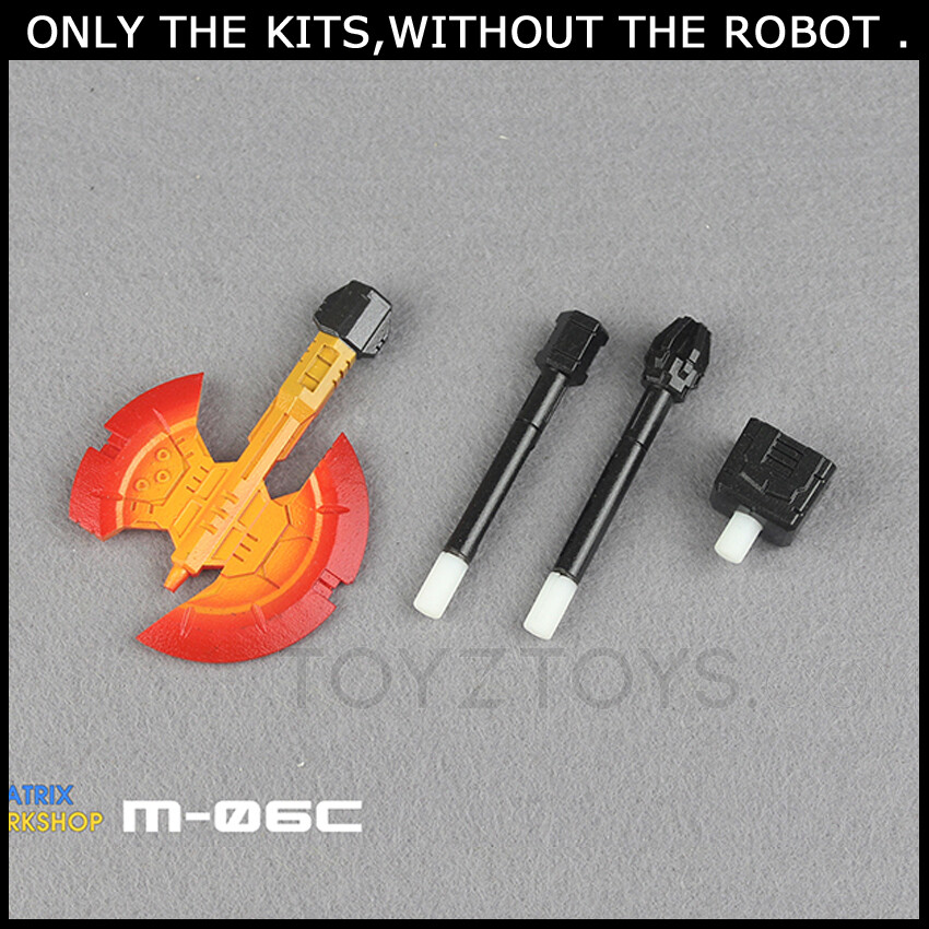 Mix color Matrix Workshop M-06C Axe Upgrade Kit for SIEGE Voyage OP Prime