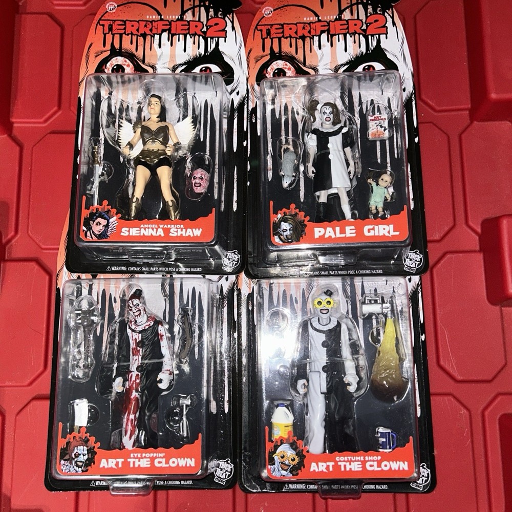 Trick or Treat Studios Terrifier Action Figure Set of 4 Figures Art The Clown