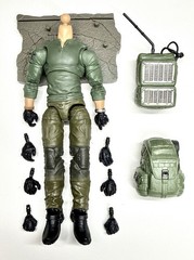 Valaverse The Black Action Force Vane Body Backpack Stand Custom Figure Fodder
