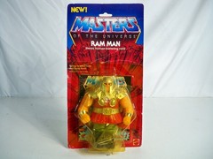 K25i61082 RAM MAN MOC MINT ON SEALED CARD HE-MAN 1983 MOTU VINTAGE MATTEL 2B