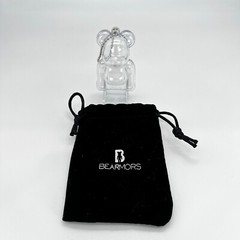Medicom Bearbrick 100% Clear Display Case Protector And Keychain – NEW