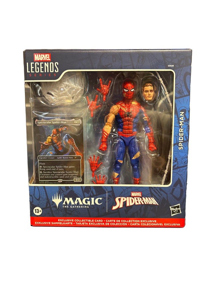Hasbro Marvel Legends Magic The Gathering Agent Spider-Man With Card