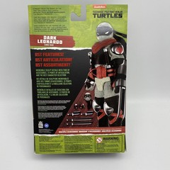 TMNT Action Figure Lot New Dark Leonardo Comic Noir Viacom & Mega Blocks Figures