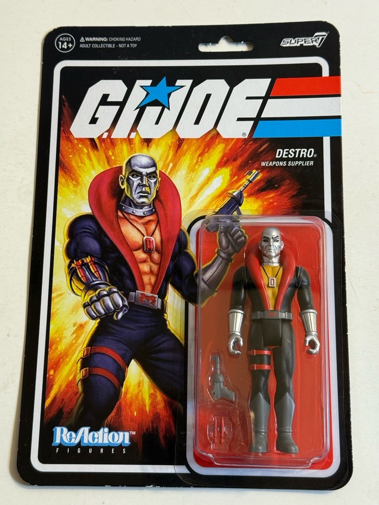Super7 G.I. Joe Real American Hero DESTRO Reaction action figure 3.75″ MOC