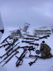 Huge 1/6 Scale Military Weapons Gear Lot Demon, Twizted, Ultimate Solder & More