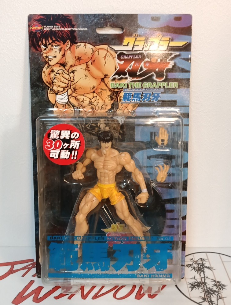 Planet Toys Baki The Grappler BAKI HANMA 7″ Action Figure Yellow Shorts Version