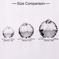 H&D HYALINE & DORA 30/40/50Mm Faceted Suncatcher Crystal Ball Chandelier Prisms