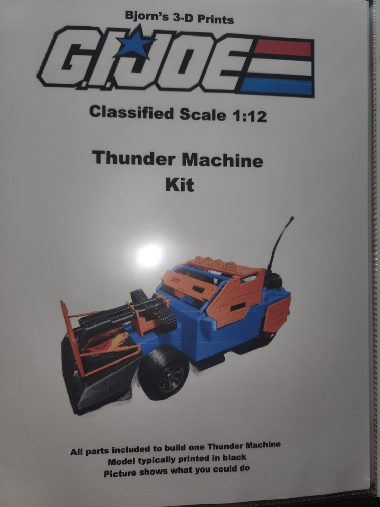 G.I. Joe 1:12 Classified Series Thunder Machine Kit
