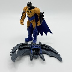 Batman Orange Yellow Black Blue Cape 4-Inch Wing Zip Action Figure DC Complete