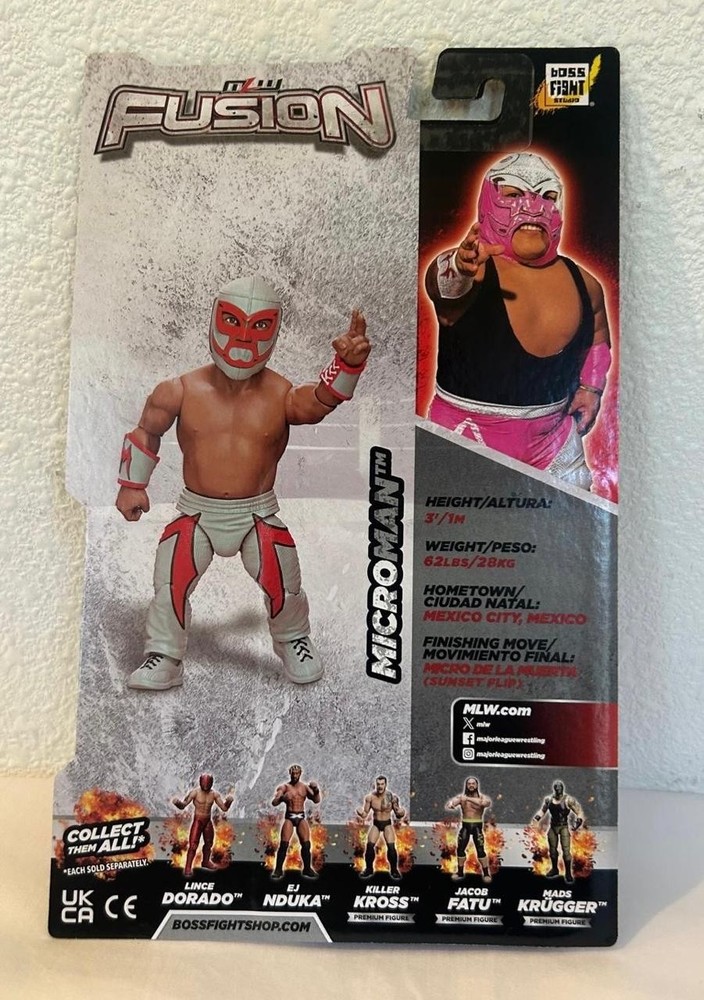 Boss Fight Studio Microman – Major League Wrestling Fusion NEW / US SELLER!