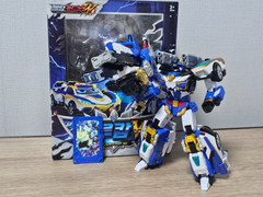 Metal Cardbot W BLUECOP W Transforming Patrol Car Robot Korean Toy 2025