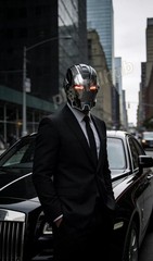 Iron Man MK17 1/1 Wearable Cosplay Mask Helmet Silver English Voice-control Prop
