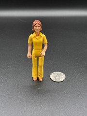 Vintage 1974 Fisher-Price Adventure People Safari – Mom / Woman Yellow