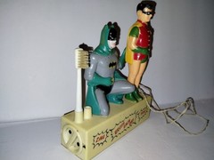 Vintage 1977 Janex Batman And Robin Battery Powered Toothbrush Not Working HTF