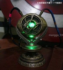 Doctor Strange 1:1 Eye Of Agamotto With Stand Full Metal Led Light New In Stock
