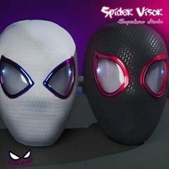 Electric Spider Cosplay Mask Movable Eyes Halloween Costume Helmet Toy Gift