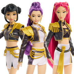 Mattel KPop Demon Hunters HUNTR/X “Golden” Singing Dolls ALL THREE