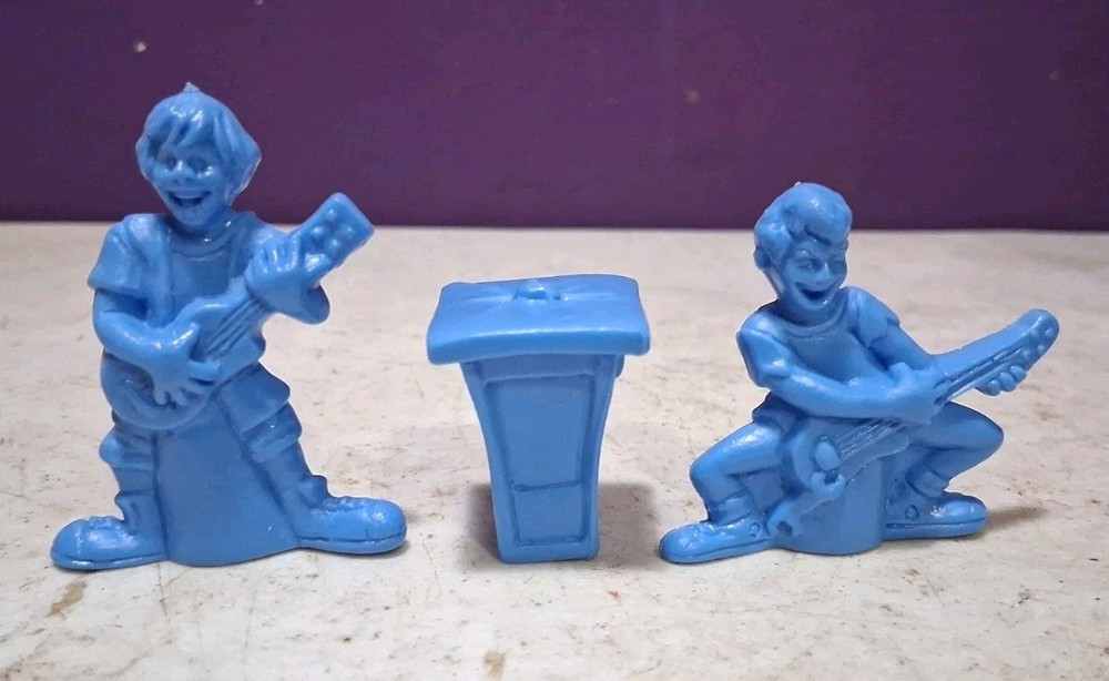 Vintage rare 1995 Bill Ted cereal premium cartoon mini Figure Lot Phone Booth