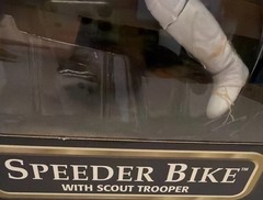 Hasbro Star Wars Power of The Force Speeder Bike & Trooper 12 in Action Figure