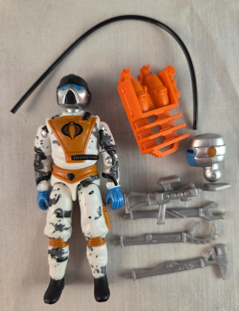 Gi Joe Black Major Cobra Techno Viper Arctic Patrol Custom Limited Edition