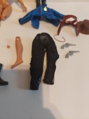 Vintage Mego Wild Bill Hickok Western Heroes Action Figure Wyatt Earp Broken