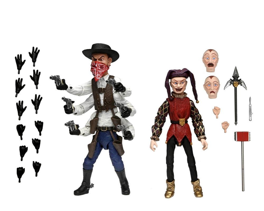NECA Puppet Master Ultimate Six Shooter & Jester 7in Figure 2 Pack Set
