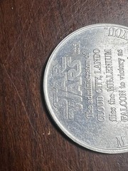 VINTAGE KENNER STAR WARS 1985 POTF POWER FORCE LANDO GENERAL LOOSE COIN