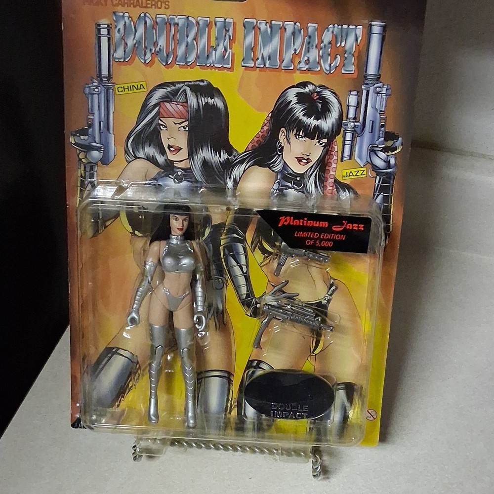 Skybolt Toyz Double Impact Jazz Limited Edition Action Figure Silver
