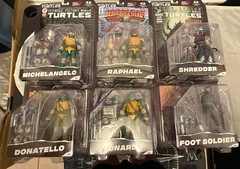 McFarlane Teenage Mutant Ninja Turtles Page Punchers Figures Full-Set Bundle IDW