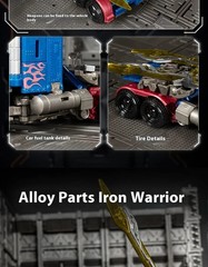 Two Forms Commander Robot Style Action Figure 18cm Alloy Car Model Holiday Gift