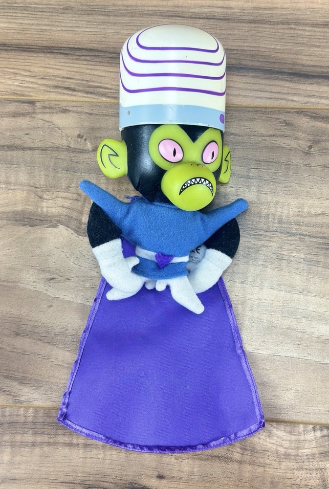 The Powerpuff Girls Mojo Jojo Mini Friend Cartoon Network Removable Brain Cape