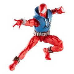 6″ SCARLET SPIDER figure SPIDER-MAN clone MARVEL LEGENDS ben reilly RETRO CARD