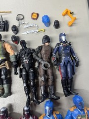 Lot 19 Hasbro GI Joe Classified Series Loose Figures w Accessories Destro Cobra