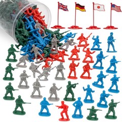 Liberty Imports Army Men Toy Soldiers Playset Bucket – WWII Action Figures w…