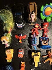 Random Assortment of Small Toys and Action Figures 34 Pieces In Total