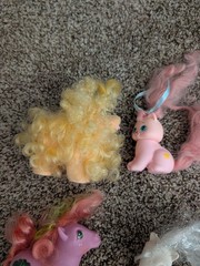 My Little Pony Vintage Hasbro Lot of 18 G1 1980s Unicorn Ponies Hong Kong READ