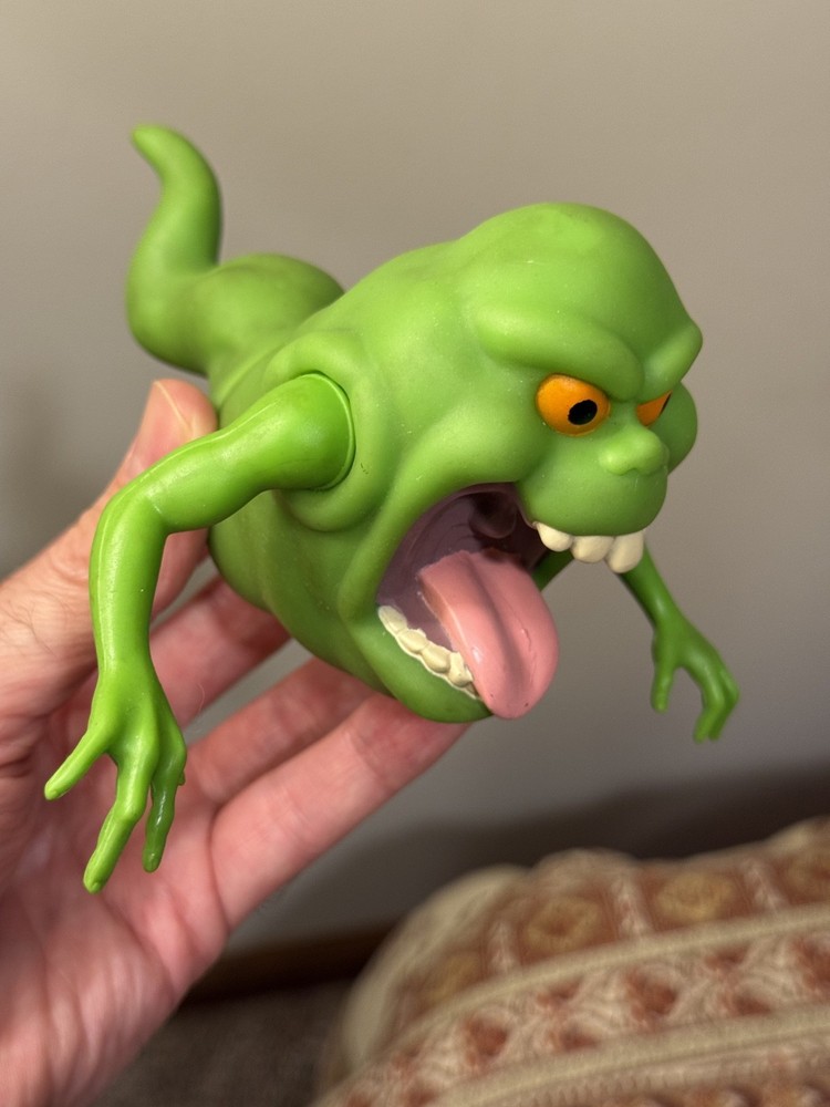 Vintage 1984 The Real Ghostbusters Slimer Green Ghost Action Figure