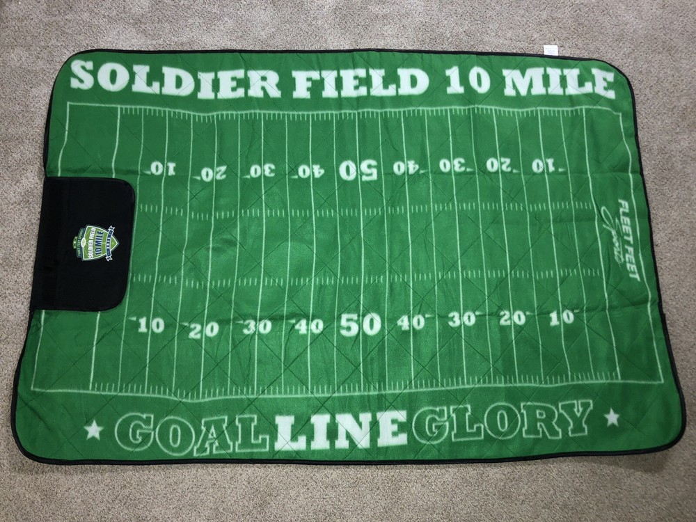 55″ x 37″ Soldier Field Football Field Polyester Mat for Football Action Figures