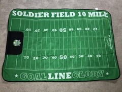 55″ x 37″ Soldier Field Football Field Polyester Mat for Football Action Figures