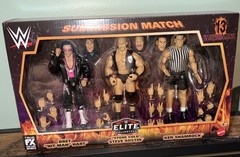 WWE Mattel Elite Collection Wrestlemania 13 Submission Match Figure 3 Pack NIB🔥
