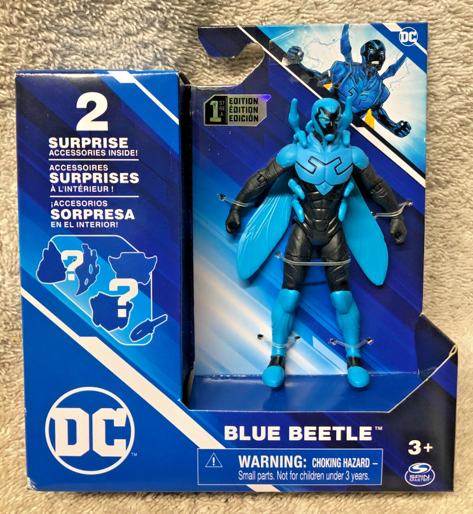 BLUE BEETLE dc action figure spin master 1st FIRST EDITION 3.75″ NEW