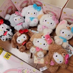 TOP TOY Sanrio Hello Kitty Puppy Party Series Blind Box Plush Pendant Confirmed